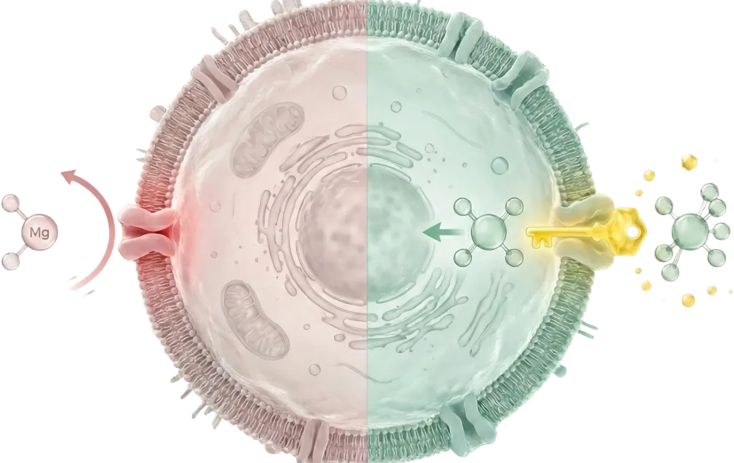 Cellular absorption diagram